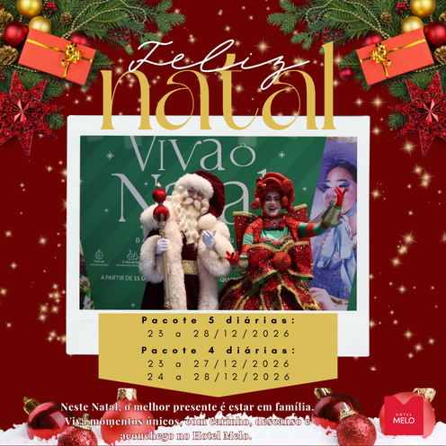 Pacotes/Feriados - Natal de 23 a 28/12/2026